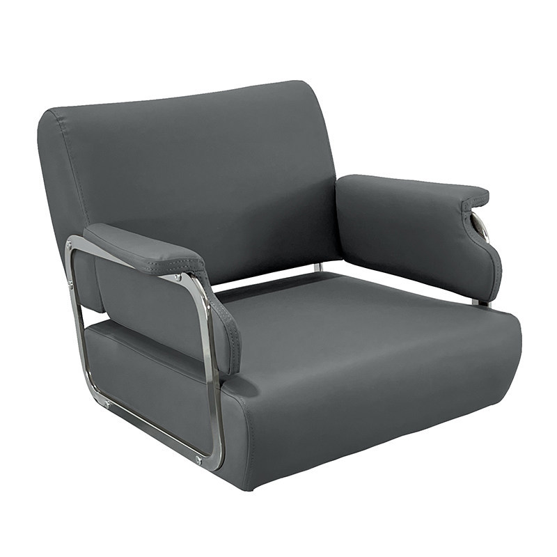 Upper seat with footrest-premium gray
