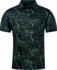 Camisas Polo Casuales de Golf para Hombre, Tejidas en Poliéster de Secado Rápido, Manga Corta, con Impresión por Sublimación, Proveedor de Ropa - Product Image 1