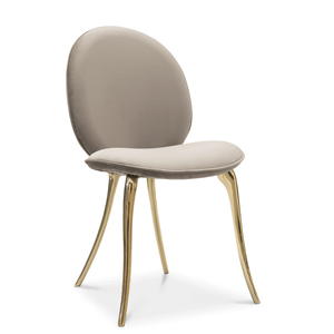 Silla de Latón Elegante con Tapicería de Terciopelo Inspirada en la Estética Vibrante <span class=keywords><strong>del</strong></span> <span class=keywords><strong>Circo</strong></span> para Restaurante y Hotel, Más Vendida - Product Image 2