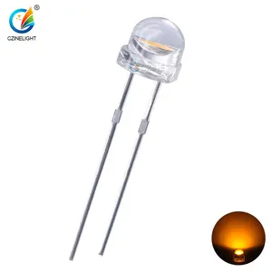 Led Diode Red Wholesale Price Super Bright 4.8mm Led Straw Hat White Red Blue Green Yellow Round Large Cup 5mm Straw Hat Dip Led Diode