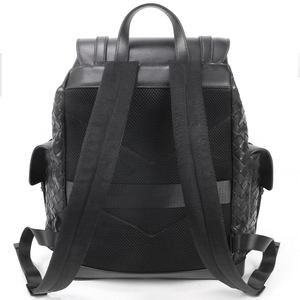 High Quality Men's Luxury <b>Black</b> PU Laptop <b>Backpack</b> OEM Manufacturer Custom Wholesale - Product Image 5