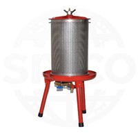 Industriële Fruit-En Groentesapmachine 20l 40l 90l Hydropress Roestvrijstalen Appelwijn-En Ciderpersmachine