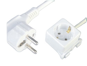 Cee 7/7 EU cắm và ổ cắm 3-pin VDE CE phê duyệt mở rộng dây điện chứng nhận Loại sản phẩm điện & dây mở rộng - Product Image 2