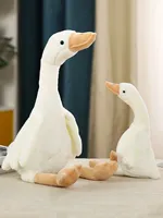 Boneka angsa, mainan bebek, boneka mewah dengan leher panjang Super lembut diisi dengan katun PP untuk menghilangkan stres
