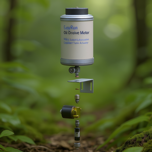 Dispositivo de goteo de aceite EasyRun de 1.3L con soporte, puerto de observación, válvula solenoide, juego completo para mini actuador de motor - Product Image 2