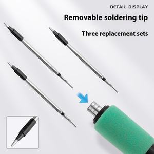 <span class=keywords><strong>Fer</strong></span> à <span class=keywords><strong>souder</strong></span> sans fil portable <span class=keywords><strong>15W</strong></span> USB avec réglages de température réglables et fonction de soudage par batterie au lithium - Product Image 3