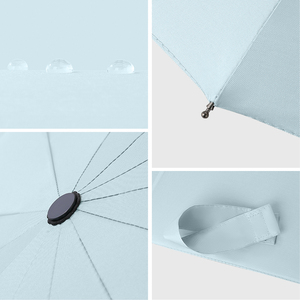 Paraguas Plegables Portátiles Clásicos, Totalmente Automáticos, Resistentes al Viento, de 3 Pliegues, <span class=keywords><strong>para</strong></span> Viaje, con Logotipo y Color Personalizados, Venta al Por Mayor de Fábrica - Product Image 4