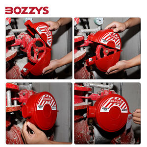 बोज़ेज़ ओएम सुरक्षा लॉक टैगआउट टैगआउट टैगआउट गेट वाल्व लॉक-254 मिमी पा + एब्स लॉक सिलेंडर FP1-FP4 कुंजी संचालित - Product Image 5