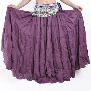 Jupe longue de 8 mètres en polyester faite à la main, style bohème tribal classique, pour la <span class=keywords><strong>danse</strong></span> du ventre <span class=keywords><strong>flamenco</strong></span>, vente en gros pour femmes - Product Image 5