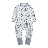 Nouvelle arrivée Combinaison bébé en coton et élasthanne à manches longues, pyjama pour nourrissons de classe A, combinaison douce et respirante pour bébés garçons et filles