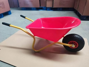 Chariot de jardin <span class=keywords><strong>pour</strong></span> <span class=keywords><strong>enfants</strong></span>, chariot de plage extérieur, jouet <span class=keywords><strong>pour</strong></span> <span class=keywords><strong>enfants</strong></span>, chariot à outils léger <span class=keywords><strong>en</strong></span> plastique avec plateau, chariot à roulettes - Product Image 3