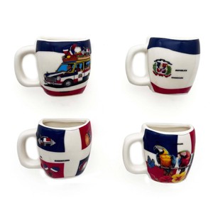 Regalo turistico con Logo personalizzato in fabbrica 3D magneti da caffè in ceramica magneti da frigo magneti da frigo <span class=keywords><strong>repubblica</strong></span> dominicana Bahamas Souvenir regali - Product Image 1