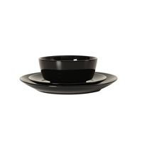 Services de table de style moderne pour restaurant, en porcelaine fine avec incrustations dorées