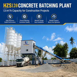 Planta de Concreto Fija Única de 120m³/h, Unidad de Mezcla Eléctrica Fija con Garantía de 2 Años para la Construcción de Puentes y Carreteras - Product Image 3