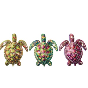 Imán Decorativo para Refrigerador con Diseño de Tortuga Marina en 3D, Disponible en Varios Colores, Recuerdo Artesanal para el Hogar - Product Image 1