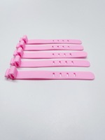 4 trous en gros Attache éclair en caoutchouc de silicone Attache torsadée et sangles de câble Attaches de câble