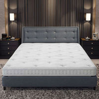 Matelas de printemps pour hôtels, matelas de luxe hybrides européens de haute qualité, 5 à 7 zones, ressorts ensachés, fermeté extra douce, 30 cm