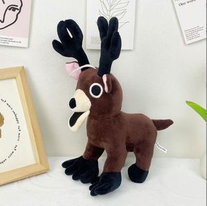 Poupée renne en peluche Noël 2025, thème Double Nines Nights in the Forest, animal en peluche doux, décorations de Noël, cadeau - Product Image 6