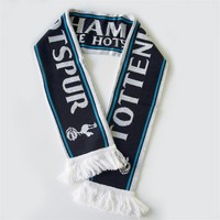 Hersteller Anpassung Football Club Event Schal Gestrickt Jacquard Fußball Fans Schals