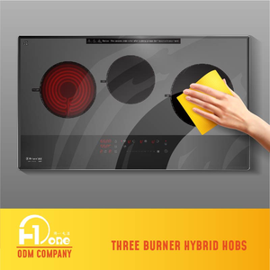 Systèmes de cuisson intelligents Doopen Perfect, cuisinière hybride induction-céramique intégrée 5900W avec capteur et application - Product Image 3