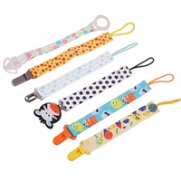 Attache-sucette pour bébé, chaîne à ruban, support pour sucette, clips pour sucette, laisse, sangle, support pour tétine pour l'alimentation des nourrissons