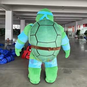 2.2 मीटर पैदल चलने कस्टम प्लग फरेबल नीरजा टटल मस्कट पोशाक प्रभाव बिक्री के लिए कार्टून एनीमेशन शैली पोशाक - Product Image 6