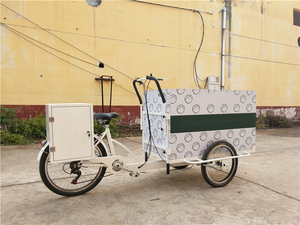 Mobile Cart Fast Food Coffee Food Cart Kiosk / CE Certificate Mobile Food Carts for Sale Ice Cream - Product Image 2