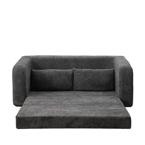 Canapé-lit compressé en tissu moderne SZ, ensemble de canapés modulaires sans armature pour salon, canapé en L capitonné sans cadre, gain de place - Product Image 1