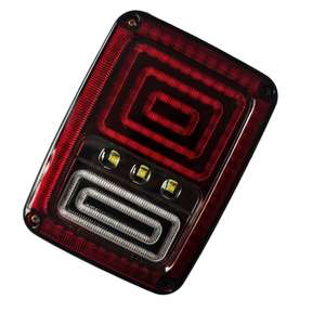 <strong>Tail</strong> <strong>Light</strong> Manufacture for <strong>Jeep</strong> <strong>Wrangler</strong> JK Univ 2024 Modified Square-shaped Fourth-generation Taillights - Product Image 3