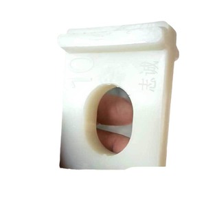 Pièces moulées par injection personnalisées, composants électroniques en plastique ABS, forme irrégulière blanche pour applications personnalisées - Product Image 1