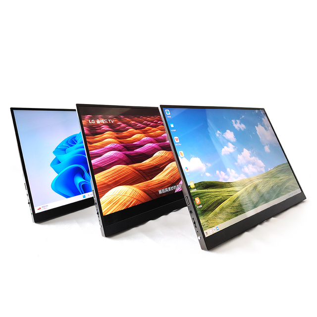 Meegopad Portable Monitor 2.5K Resolution IPS Full-featured with Type-C for USB-C Mobile Phone & HD Desktop Devices OEM ODM