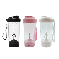 Mug électrique auto-mélangeur portable 530 ml, en Tritan, avec mélangeur magnétique automatique, bouteille shaker pour protéines de sport avec couvercle