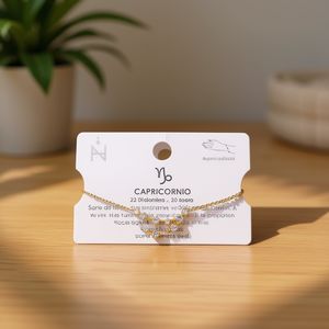 Bracelet en acier inoxydable Capricorn avec diamants, minimaliste, unisexe, à porter au quotidien - Product Image 3