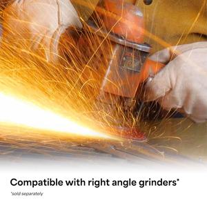 Cakram serat silang keramik, cakram OEM 3M II 987C 5 inci 125mm untuk Gerinda sudut - Product Image 5