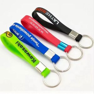 <b>Custom</b> Chain Promotional Chains Offset Printing Silicone <b>Ring</b> <b>Key</b> Tag - Product Image 6