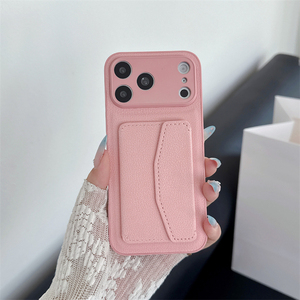 Funda de cuero tipo cartera para iPhone 17 Pro Max 16 15 14 13 12 11 18 Pro SE, funda con tapa abatible - Product Image 4