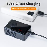 Wireless Automatic Rechargeable Portable Mini Electric Bicycle Tire Inflator with Digital Gauge Waterproof 0-120PSI Pressure