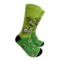 Chaussettes fantaisie en gros pour hommes et femmes, style anime, drôles, personnalisées, dessin animé, hip-hop, pour hommes et femmes
