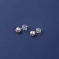 Pendientes de Perlas del Mar del Sur Akoya, Chapados en Oro de Grado AAA, para Mujer