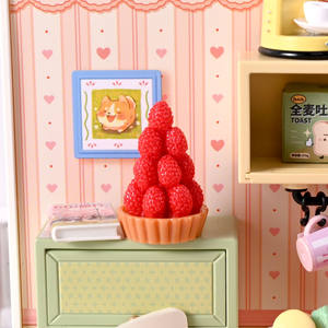 Figuras en Miniatura de Resina con Forma de Tarta de Fresa, Adornos para Manualidades, Scrapbooking y Creación de Muñecas - Product Image 2