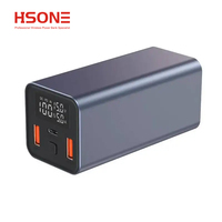 HSONE Pengisi Daya Magnetik Cepat 20W Power Bank Aluminium Alloy untuk MacBook dengan Logo yang Dapat Disesuaikan dan Pengisian Daya Nirkabel 10000mAh
