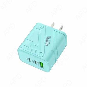 Honor X9a <span class=keywords><strong>Cargador</strong></span> Tipo C + QC Usb AC Teléfono móvil Usb <span class=keywords><strong>Cargador</strong></span> de pared 100-240V A + C Panta Phomepd Faluxuryrging para <span class=keywords><strong>Iphone</strong></span> <span class=keywords><strong>40W</strong></span> FMC - Product Image 1