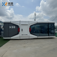 Capsule spatiale intelligente, pod préfabriqué, logement modulaire, cabine intelligente, solution de vie mobile pour projet de complexe hôtelier ou de camping
