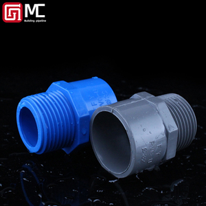 Adaptador de Rosca Macho de PVC con Junta de <span class=keywords><strong>Goma</strong></span>, Accesorio de Tubería de Agua de Plástico para Conexiones Seguras - Product Image 2