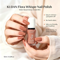 KUDAN 20Y Vernis à ongles classique rouge pelable à base d'eau, séchage rapide, faible odeur, CPNP HALAL ISO22716, vente en gros OEM, faible MOQ