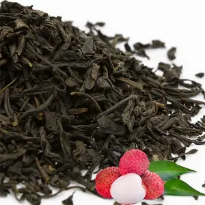 Fabrika kaynağı toptan taze kurutulmuş meyve çayı sağlıklı aromalı çay Lychee siyah çay