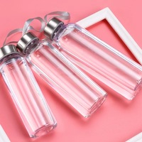 Bouteilles d'eau potable en plastique transparent de 300ml 400ml 500ml 1000ml Fabricant