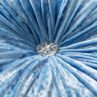 Luxe brillant plissé velours citrouille 35x35cm doux confortable velours oreiller de sol diamant décor pour canapé oreillers lombaires coussins de siège
