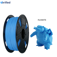 Filament PLA mat CC3D pour imprimante 3D, filament FDM 1,75 mm/2,85 mm 1 kg/3 kg/5 kg/10 kg, fabricant RoHS OEM/ODM