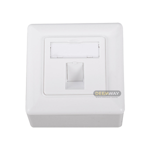 Ổ cắm hộp 1 2 3 cổng tường mặt tấm bề mặt gắn kết faceplate hộp dưới cùng cho RJ45 cáp mạng - Product Image 4